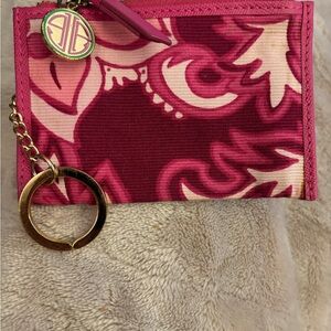 Lilly Pulitzer Pink and Gold Key Holder